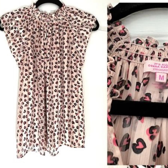 Stella & Dot Cheetah Print Blouse. - Picture 1 of 4